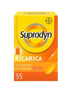 Supradyn Ricarica Integratore Multivitaminico Completo e Minerali con Coenzima Q10, 35 Compresse